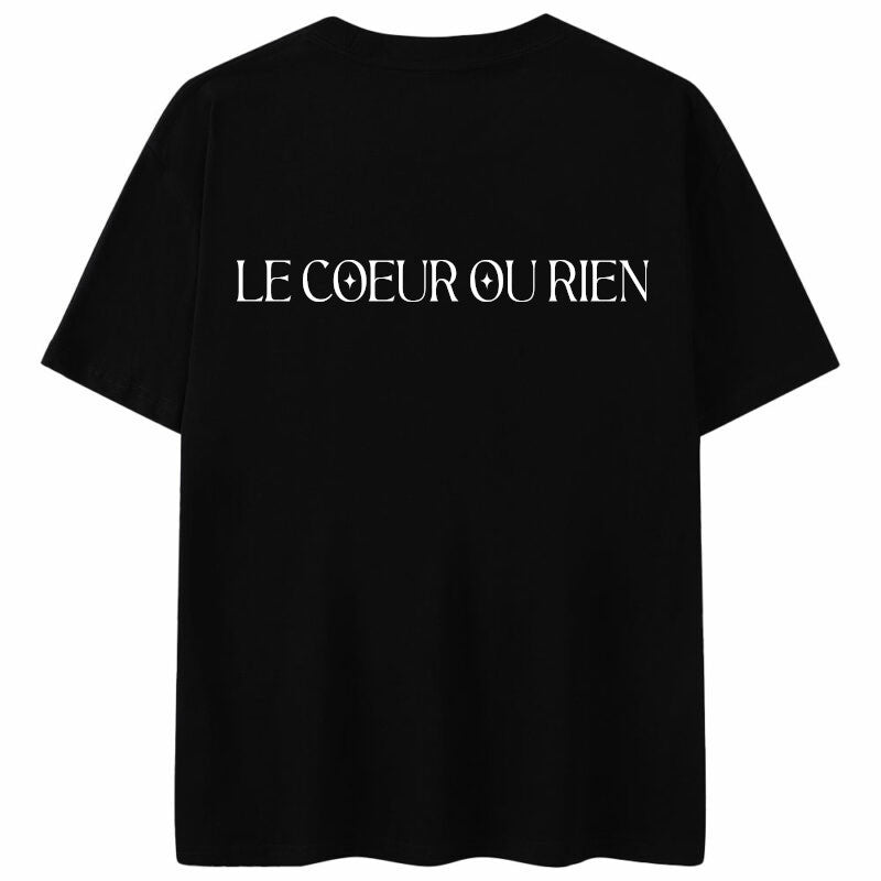 T-SHIRT "LE COEUR OU RIEN"